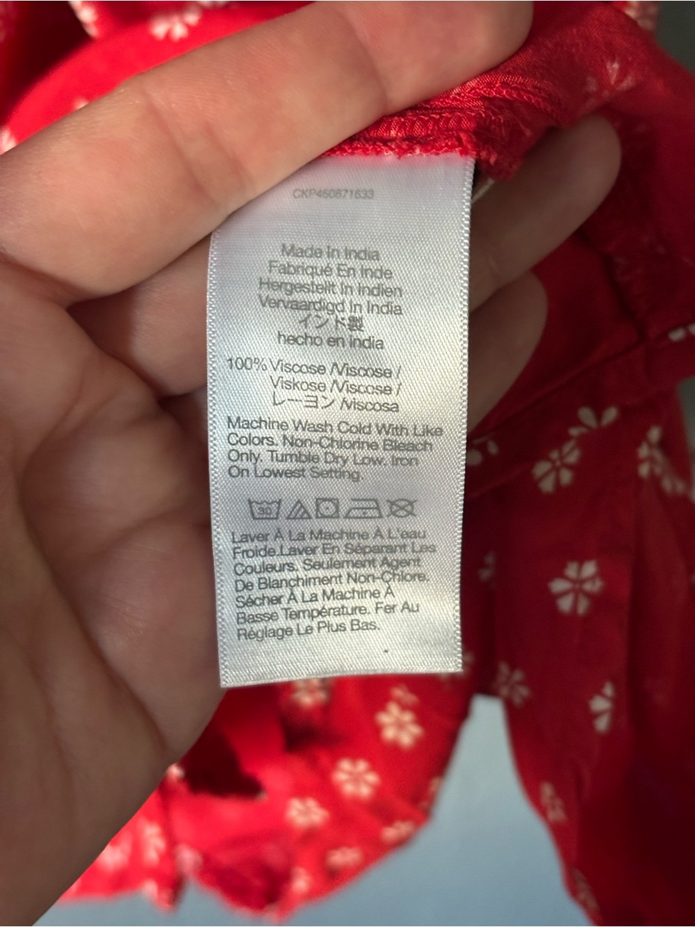 Madewell Red Floral Smocked Puff Sleeve Mini Dress Small - Picture 7 of 10